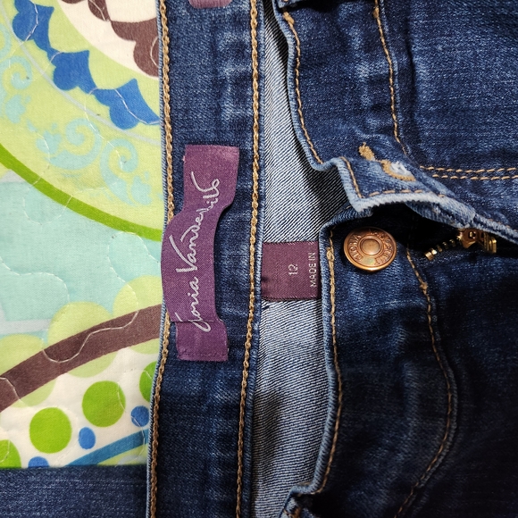 Gloria Vanderbilt Blue Straight Leg Jeans - Picture 3 of 7